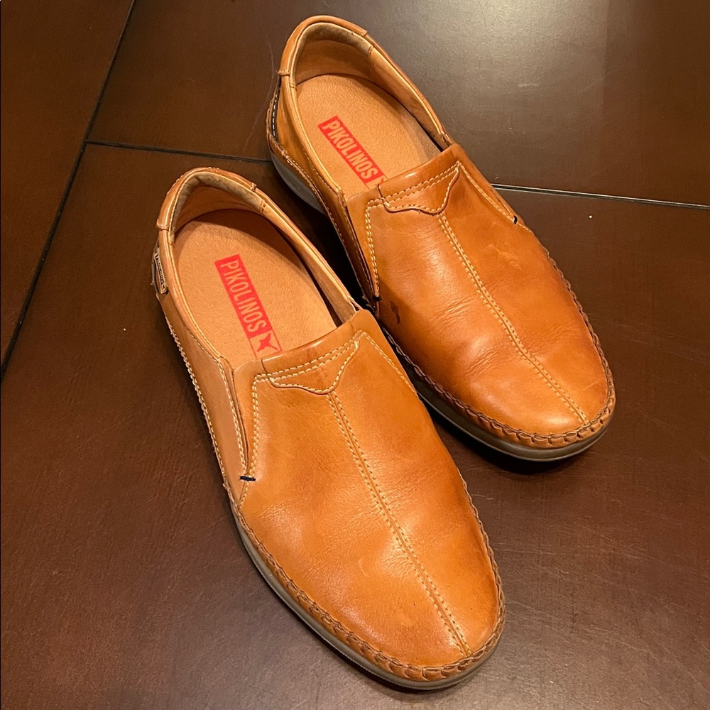 PIKOLINOS San Telmo, M1d 6032 Tan Leather Loafers for Men 41